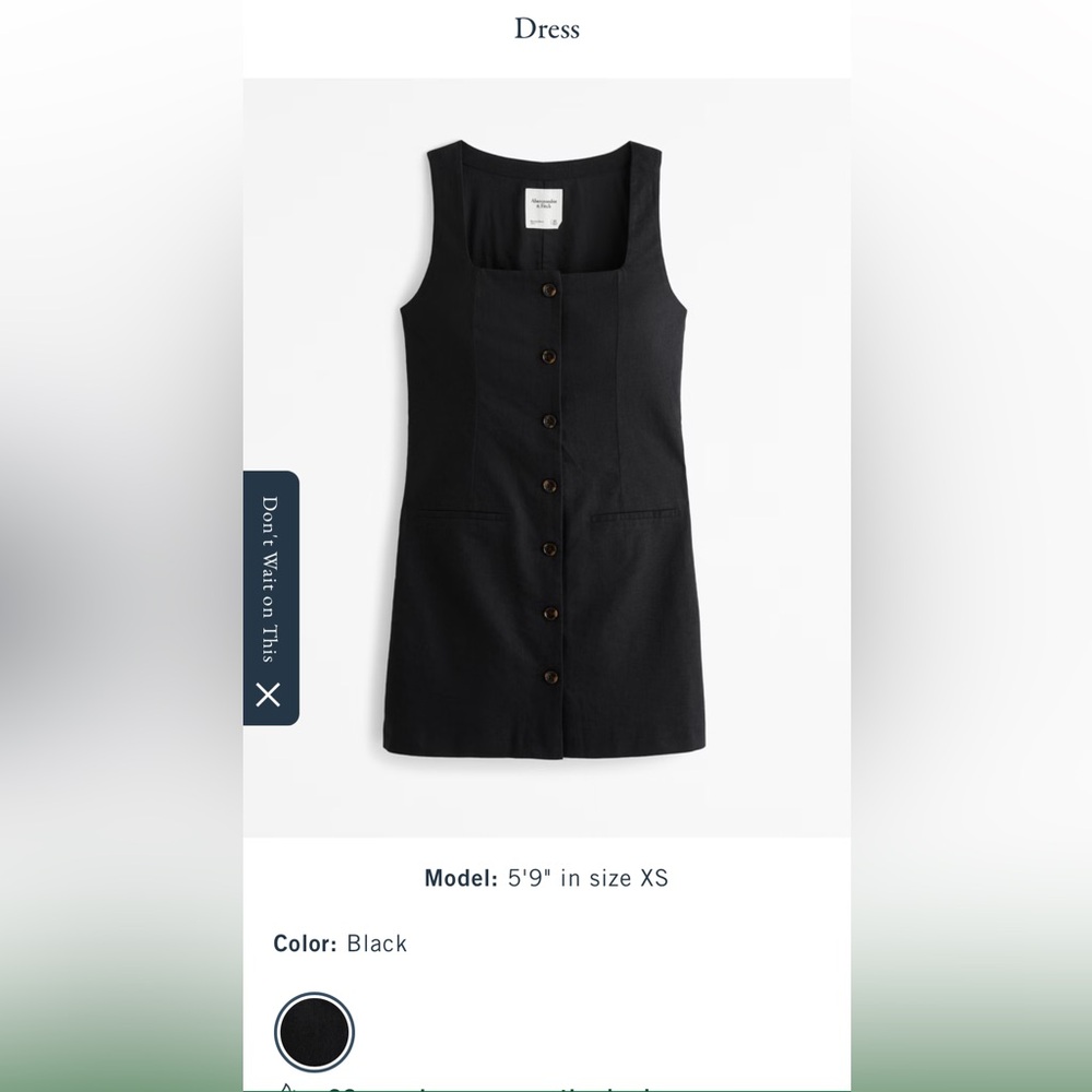 The A&F Mara Squareneck Vest Mini Dress